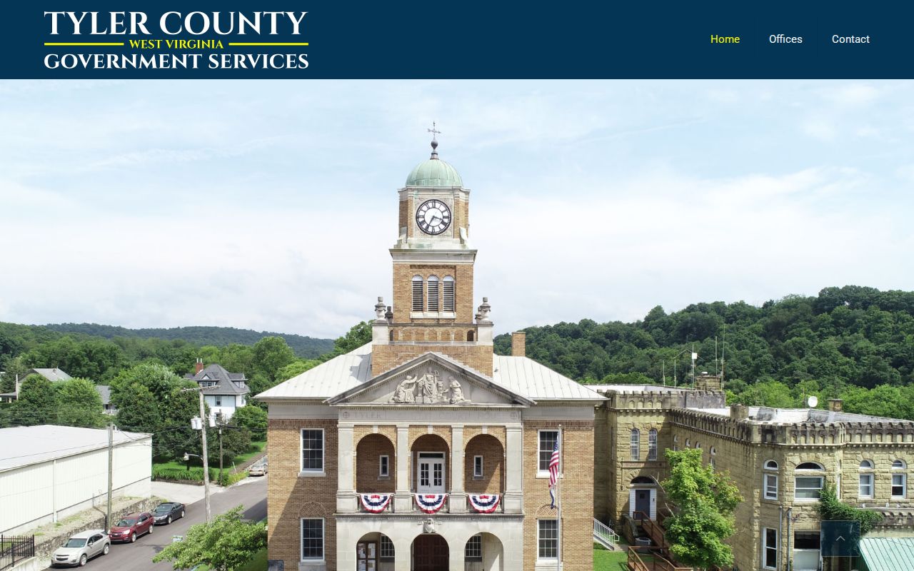 Tyler County property records: county notice for the current records office location